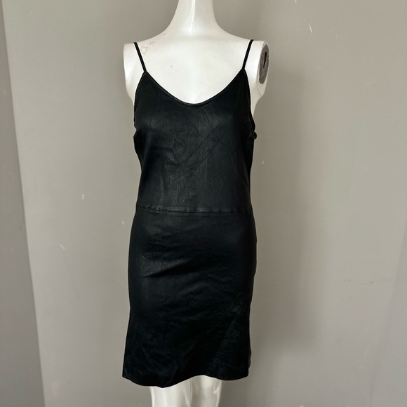 SPRWMN Leather Body Con Mini Dress - Picture 4 of 15